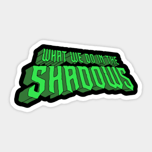 What We Do in the Shadows Logo Sticker
